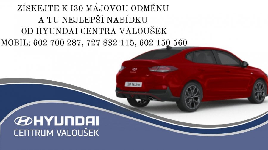 Hyundai i30, 1,4 T-GDI 103 kW (95 NAT) 7 st. DCT, barva červená