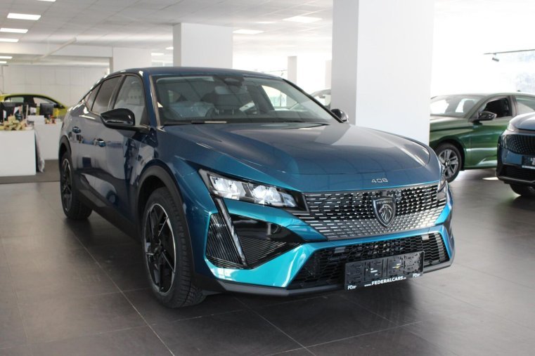 Peugeot 408, Peugeot 408 ALLURE Hybrid 145 e-DCS6, barva modrá