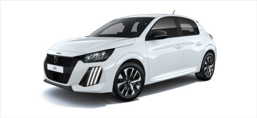 Peugeot 208, Peugeot 208 1,2 Hybrid 100 e-DCS6  ALLURE, barva bílá