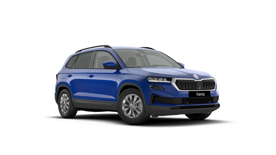 Škoda Karoq, 2,0 TDI 110 kW 7° automatická DSG 4x4, barva modrá