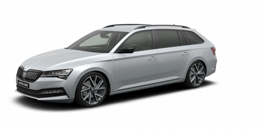 Škoda Superb, 2,0 TDI 147 kW 7-stup. automat. 4x4, barva stříbrná