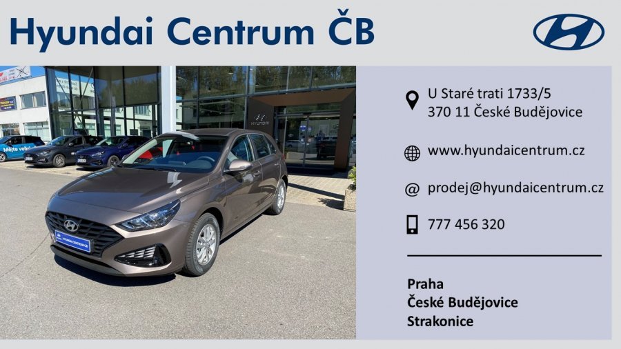 Hyundai i30, 1,5i CVVT 81 kW (95 NAT) 6 st. man, barva bronzová