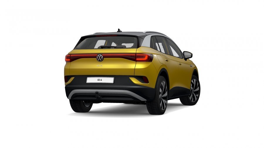 Volkswagen ID.4, ID.4 Tech, výk. 150 kW, kapac. 77 kWh, barva žlutá