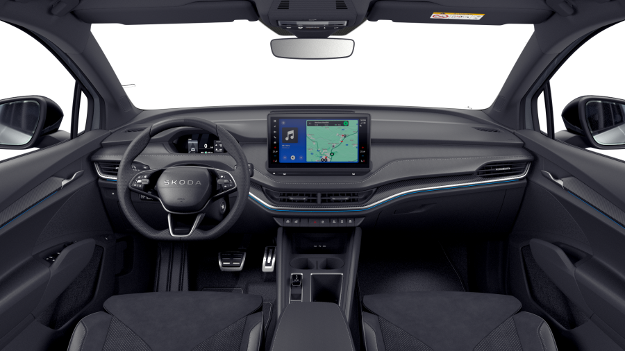 Škoda Elroq, 82 kWh 220 kW 1° převodovka 4x4, barva stříbrná