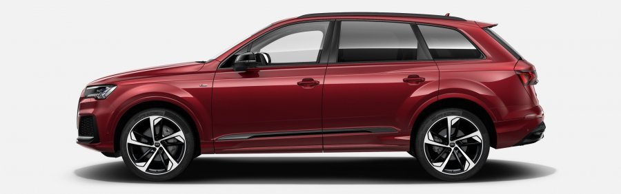 Audi Q7, Q7 S line 50 TDI quattro, barva červená