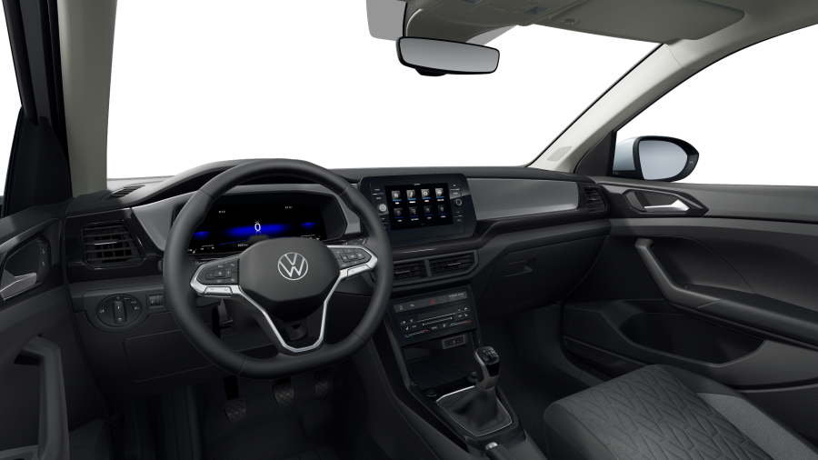 Volkswagen T-Cross, T-Cross People 1.0 TSI 85 kW 6G, barva stříbrná