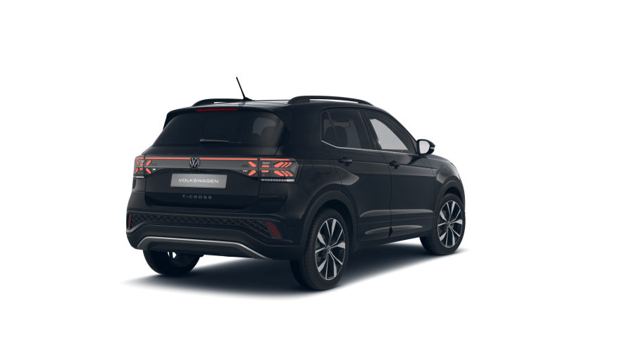 Volkswagen T-Cross, T-Cross R-Line People 1.0 TSI 85 kW 6G, barva černá