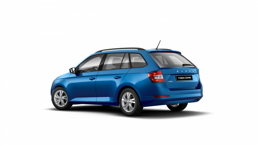 Škoda Fabia, 1,0 TSI 70 kW 5-stup. mech., barva modrá