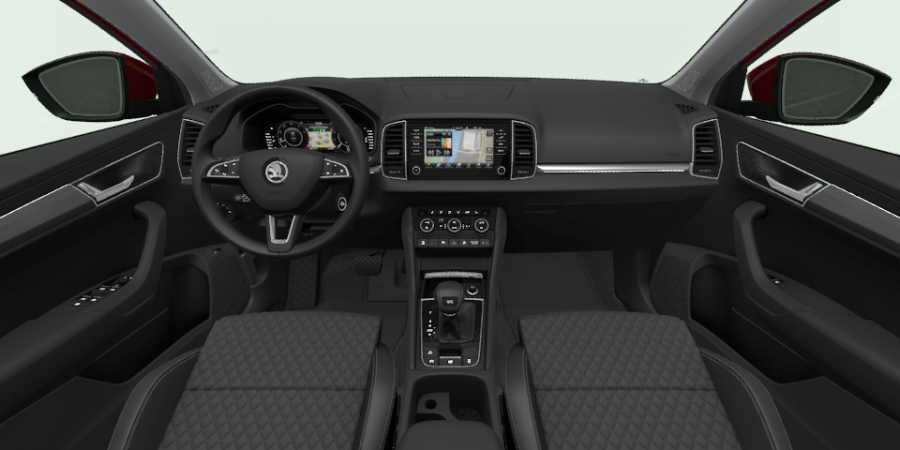 Škoda Karoq, 1,5 TSI 110 kW 7-stup. automat., barva červená