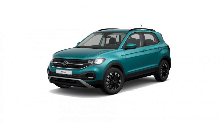 Volkswagen T-Cross, T-Cross Life 1,0 TSI 81 kW 7DSG, barva tyrkysová