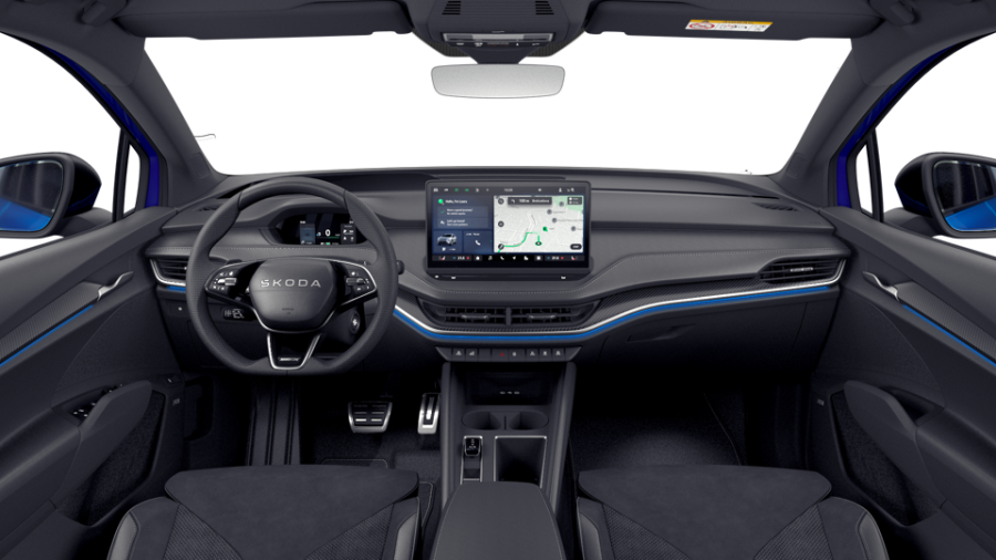 Škoda Elroq, 63 kWh 1° převodovka, barva modrá