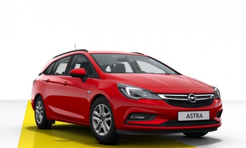 Opel Astra, ST Smile 1,4 Turbo 92kW, barva červená
