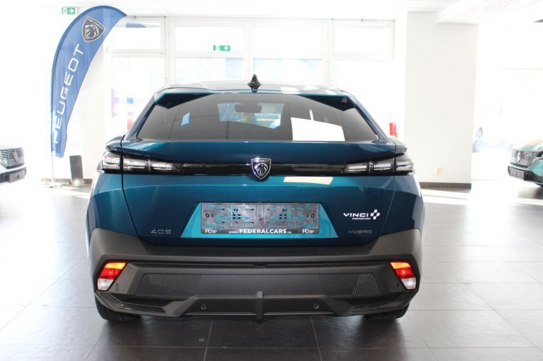 Peugeot 408, Peugeot 408 ALLURE Hybrid 145 e-DCS6, barva modrá