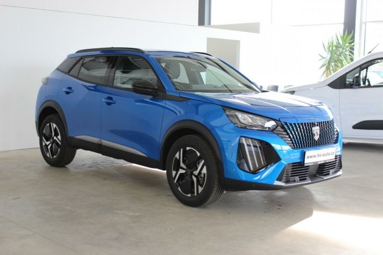 Peugeot 2008, Peugeot 2008 ALLURE Hybrid 136 e-DCS6, barva modrá