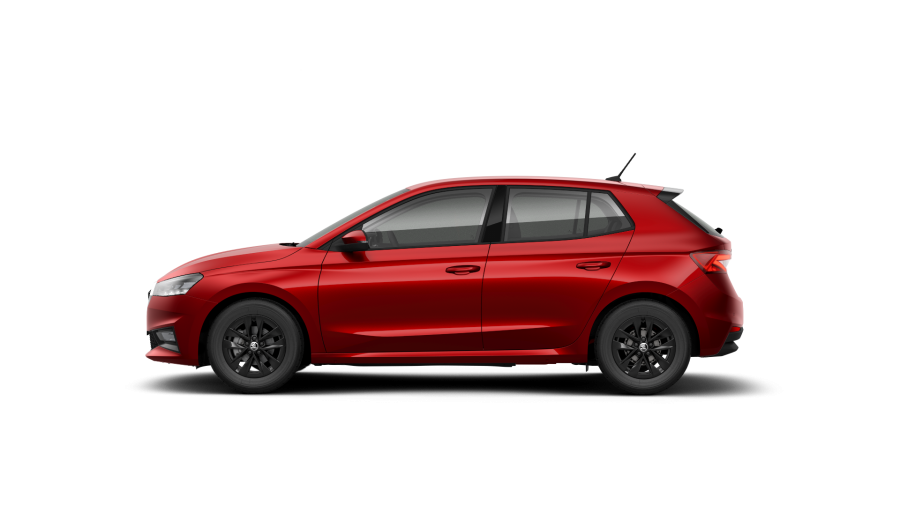 Škoda Fabia, 1,0 MPI 59 kW 5-stup. mech., barva červená