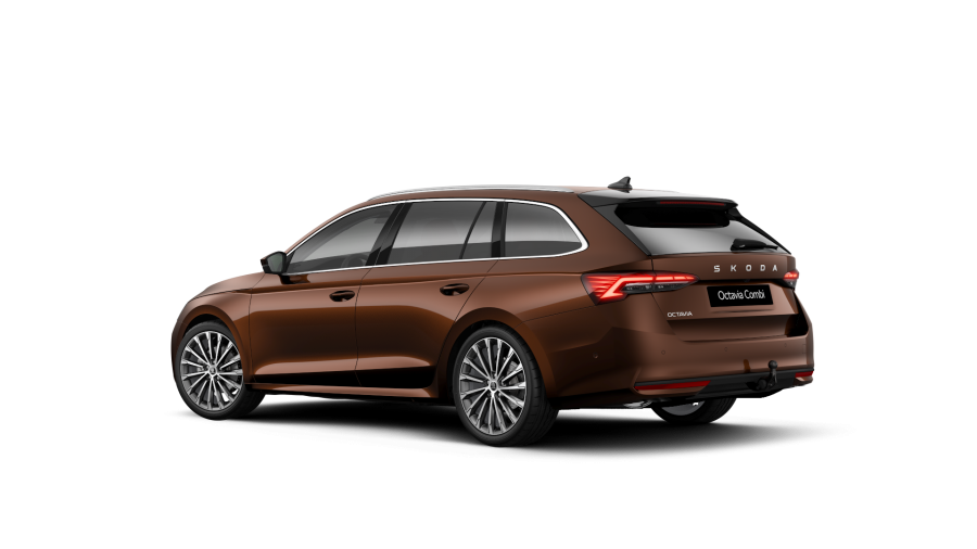 Škoda Octavia, 2,0 TDI 110 kW 7° automatická DSG, barva hnědá