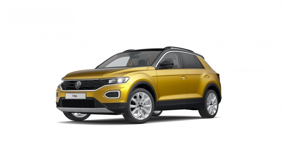Volkswagen T-Roc, T-Roc Maraton Edition 1,5 TSI ACT 7DSG, barva žlutá