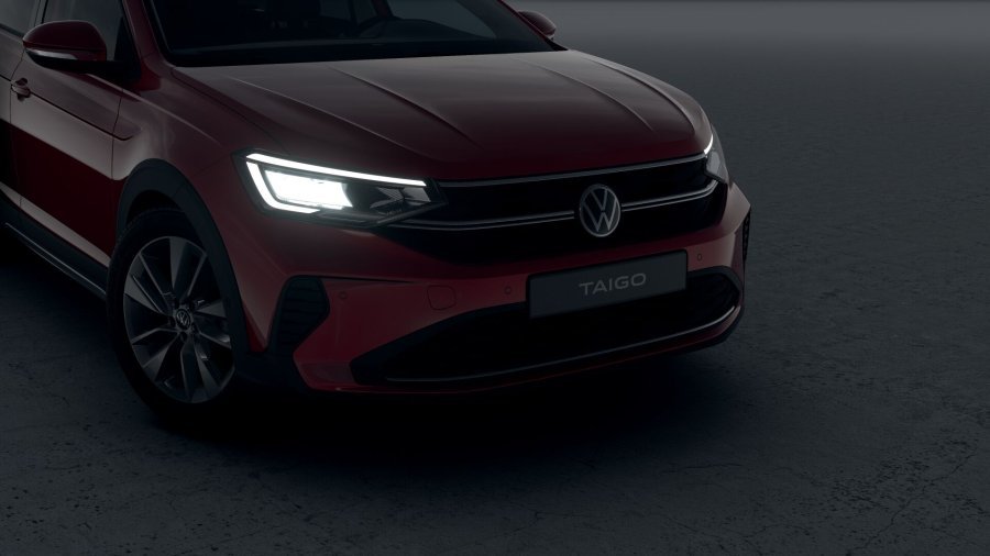 Volkswagen Taigo, Taigo People 1,0 TSI 85kW 7DSG, barva červená