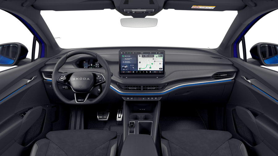 Škoda Elroq, 63 kWh 1° převodovka, barva modrá