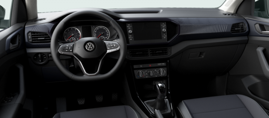 Volkswagen T-Cross, Life 1.0 TSI 85 kW 6G, barva modrá