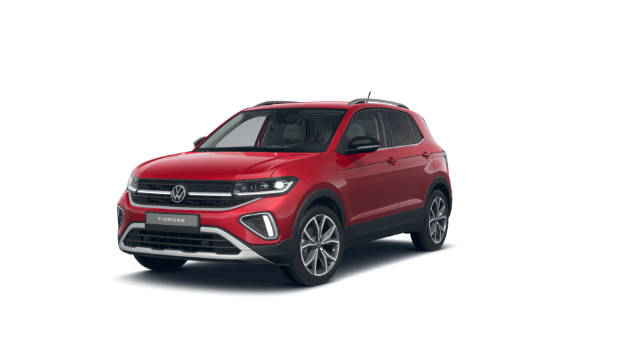 Volkswagen T-Cross, T-Cross Style 1.0 TSI 85 kW 7DSG, barva červená