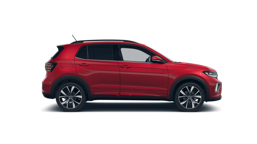 Volkswagen T-Cross, T-Cross R-Line People 1.0 TSI 85 kW 6G, barva červená