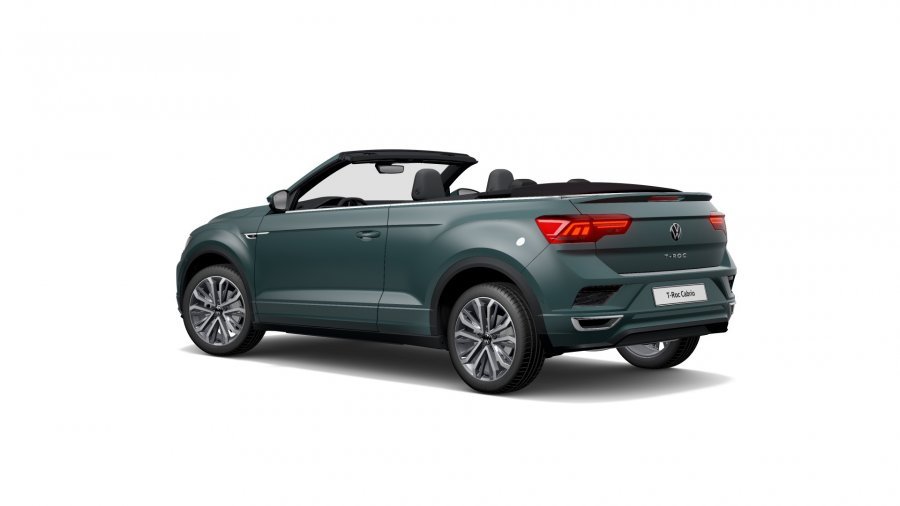 Volkswagen T-Roc, T-Roc Cabriolet R-Line 1,5 TSI ACT 7DSG, barva zelená