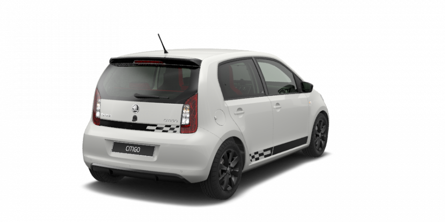 Škoda Citigo, 1,0 MPI 55 kW 5-stup. mech., barva bílá