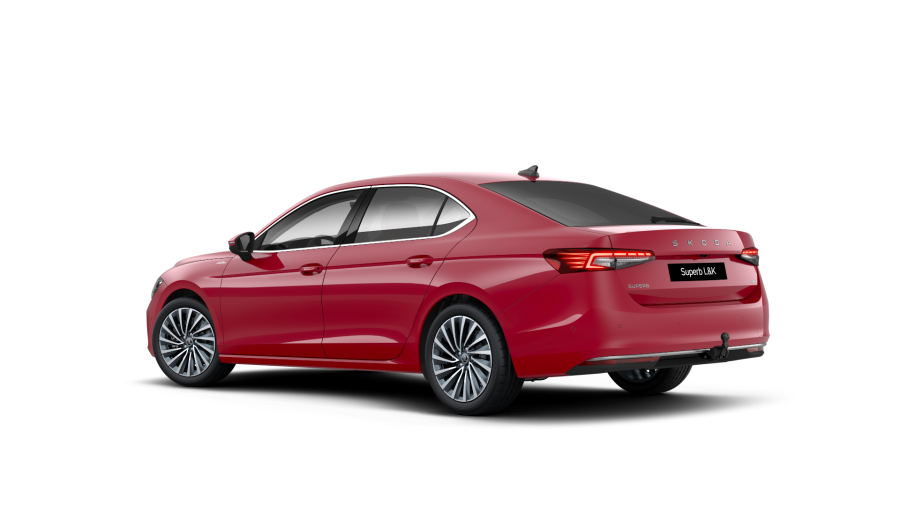 Škoda Superb, 2,0 TSI 195 kW 7° automatická DSG 4x4, barva červená