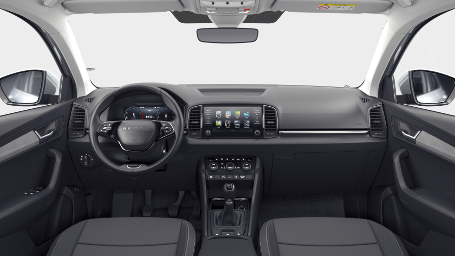 Škoda Karoq, 1,5 TSI 110 kW 6° manuální, barva stříbrná