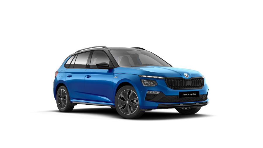 Škoda Kamiq, 1,5 TSI 110 kW 7° automatická DSG, barva modrá