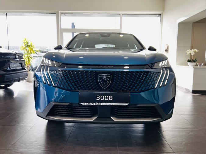 Peugeot 3008, Peugeot 3008 GT Hybrid 145k, El. Víko kufru, barva modrá