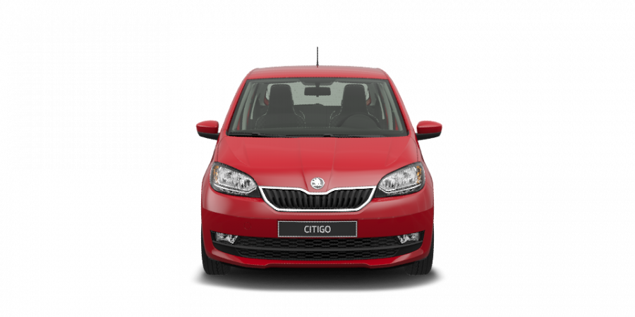 Škoda Citigo, 1,0 MPI 55 kW 5-stup. ASG, barva červená