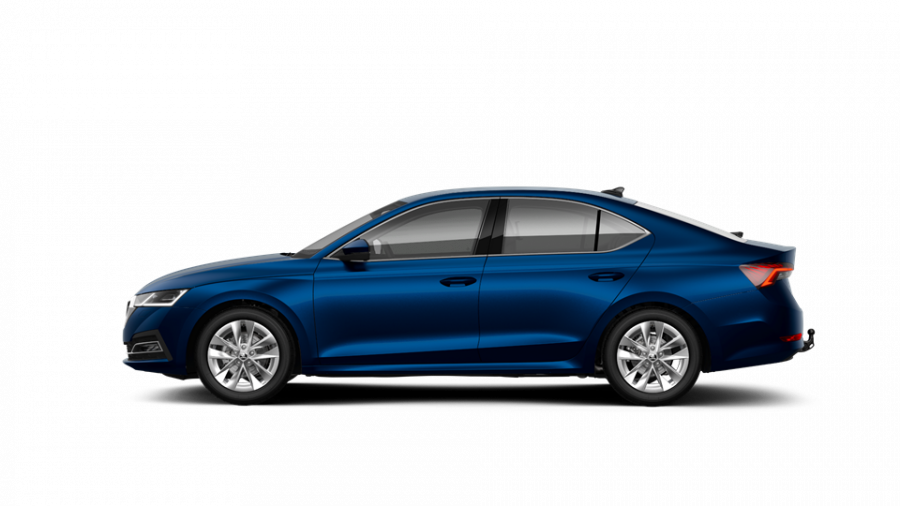 Škoda Octavia, 1,5 TSI 110 kW 6-stup. mech., barva modrá