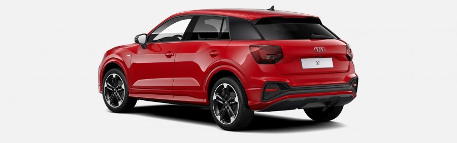 Audi Q2, Q2 S line 35 TFSI 110kW CoD, barva červená