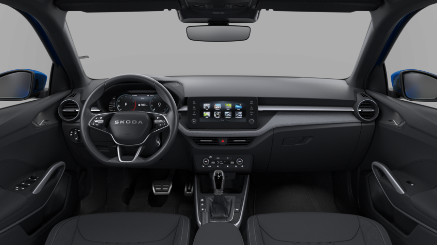 Škoda Fabia, 1,0 TSI 85 kW 7-stup. automat., barva modrá