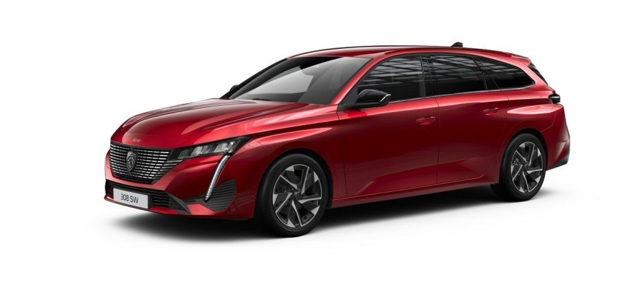 Peugeot 308, Peugeot 308 308 SW ALLURE Hybrid 136 e-DCS6, barva červená