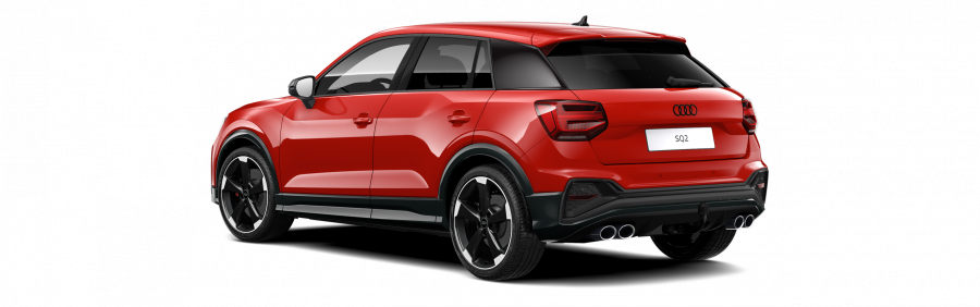 Audi Q2, SQ2 TFSI 221kW quattro, barva červená