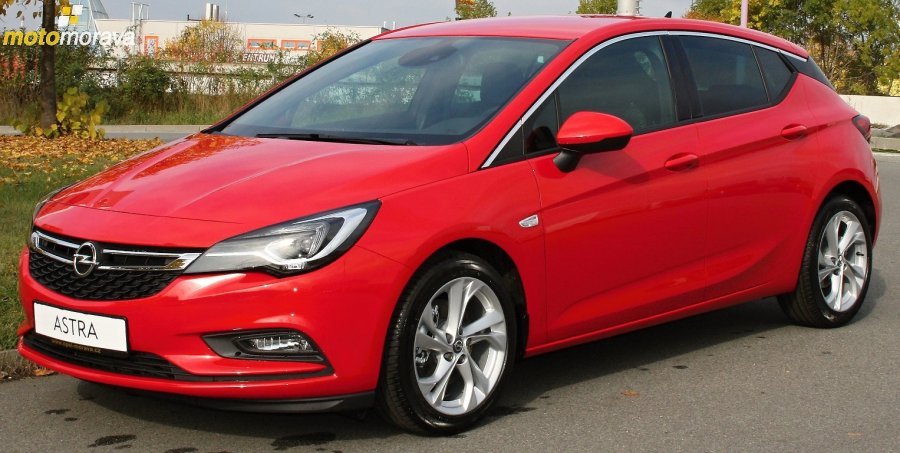 Opel Astra, K 1.2 Turbo GS LINE 5dv, barva červená