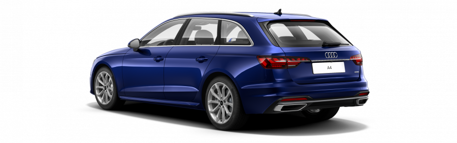 Audi A4, A4 Avant Advanced 50 TDI 210 kW q, barva modrá