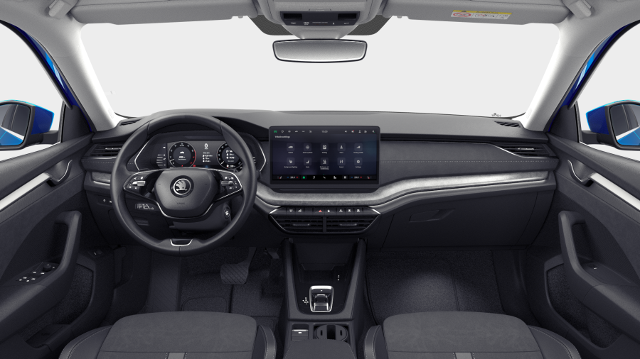 Škoda Octavia, 1,5 TSI m-HEV 110 kW 7° automatická DSG, barva modrá