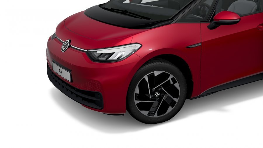 Volkswagen ID.3, ID.3 Pure Performance 110 kW, kap.45 kWh, barva červená