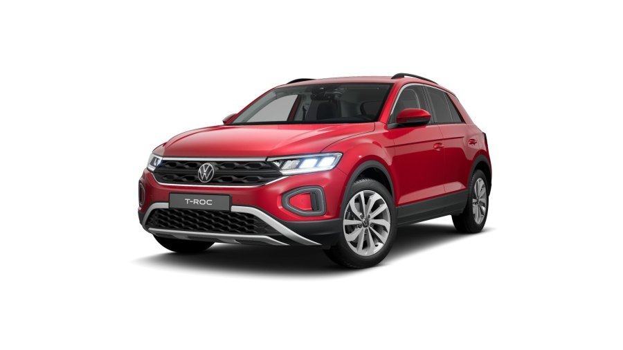 Volkswagen T-Roc, T-Roc People 1,5 TSI 110 kW 6G, barva červená