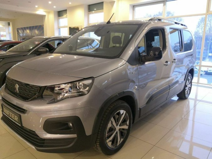 Peugeot Rifter, Long Allure Pack 1,5 BlueHDI13, barva šedá