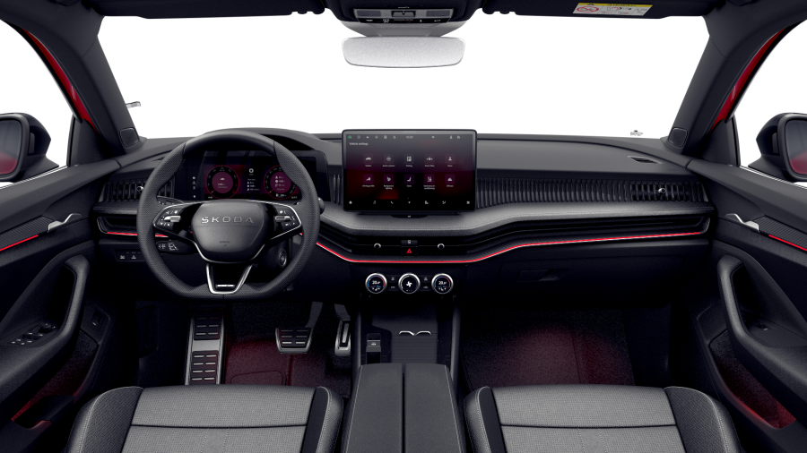 Škoda Superb, 2,0 TSI 195 kW 7° automatická DSG 4x4, barva červená