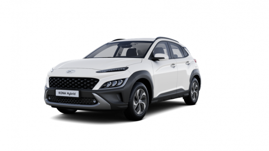 Hyundai Kona, 1,6 GDI HEV DCT, barva bílá