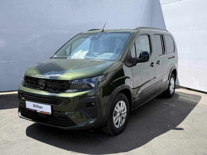 Peugeot Rifter, Peugeot Rifter LONG ALLURE  1,5 BlueHDi S&S E, barva zelená