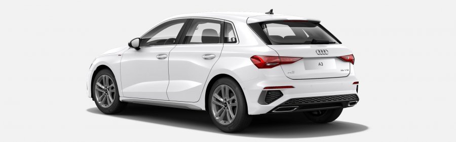 Audi A3, A3 Spb S line 35 TFSI CoD 110kW, barva bílá