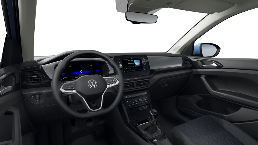 Volkswagen T-Cross, T-Cross People 1.0 TSI 85 kW 6G, barva modrá