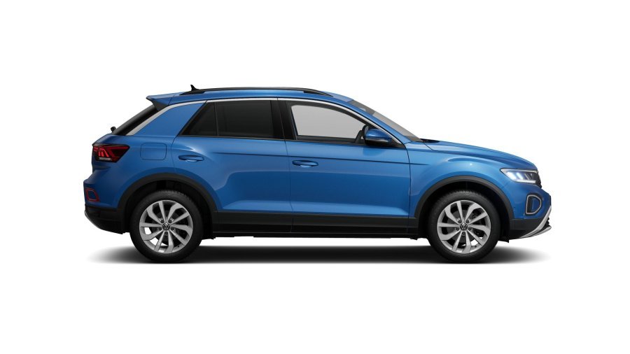 Volkswagen T-Roc, T-Roc People 1,0 TSI 85 kW 6G, barva modrá